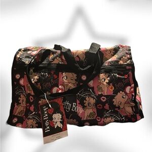 betty boop travel tote bag